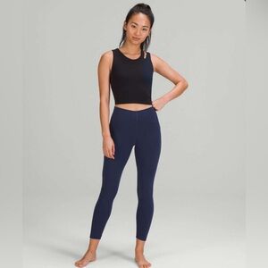 LULULEMON Navy high rise Instill leggings Size 8